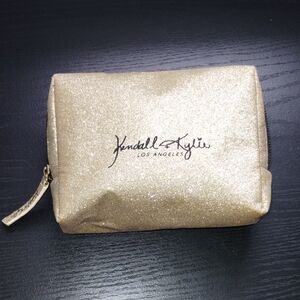 Kendall & Kylie Gold Cosmetic Bag